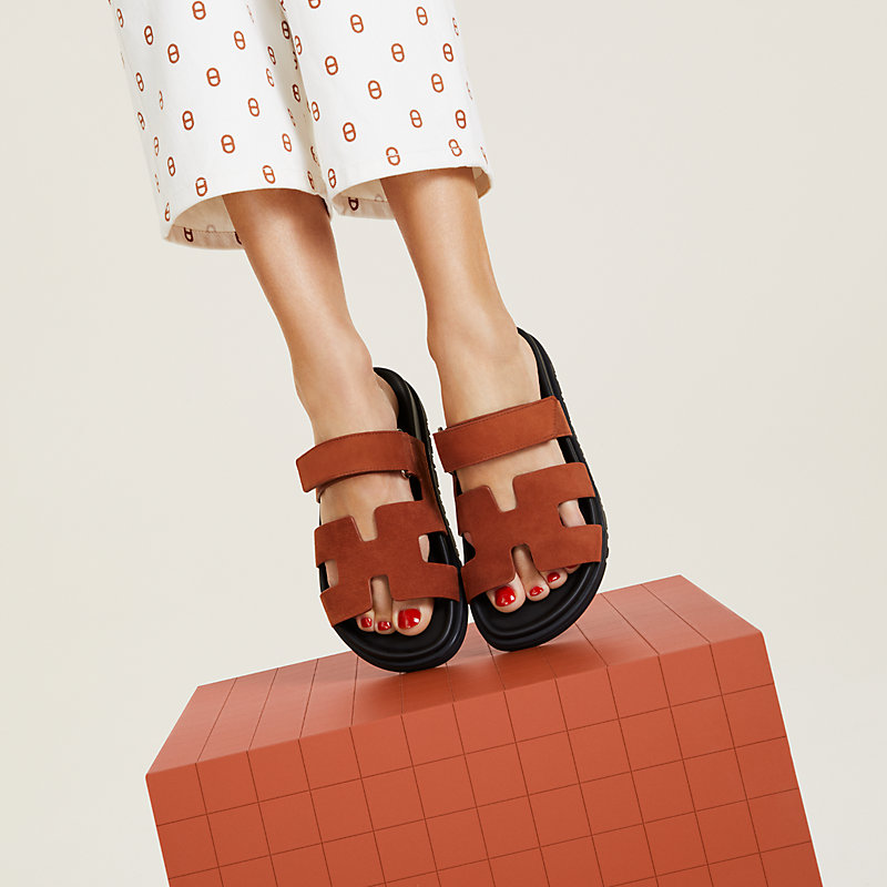 靴 Hermes Logo Orange Espadrilles 靴 Hermes Logo Orange Espadrilles HERMES espadrilles 36